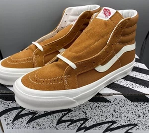 Scarpe Vans Vault Og Sk8-Hi zucca scamosciata tela Lx uomo 9,5 / donna 11 nuove con scatola nuove - Foto 1 di 9