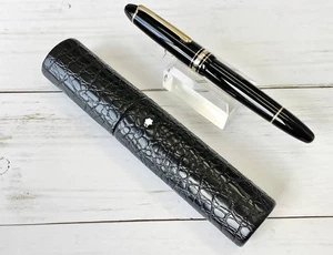 MONTBLANC Florence Echtleder Federetui High-End Füllfederhalter - Bild 1 von 7
