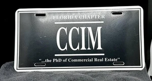 CCIM ...."el Doctorado en Bienes Raíces Comerciales" Placa de Novedad Capítulo Florida - Imagen 1 de 2