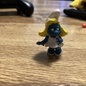 Schlümpfe SCHLUMPFINE CLASSIC POSE 20021 Schleich Peyo Hong Kong Vintage PVC Figur - Bild 1 von 5