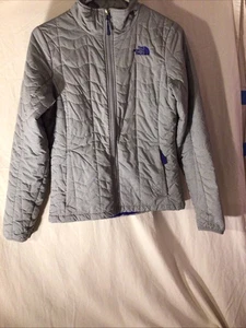 THE NORTH FACE PUFFER JACKET GRAY SMALL WOMEN’S JACKET - Picture 1 of 15