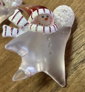 Clip auf Glas Schneemann Christbaumschmuck 18er Set - Bild 1 von 4