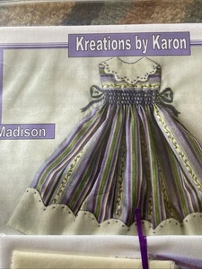 2002 Kreations by Karon Paper Doll Quilt Patterns-Madison new in original pkg - Picture 1 of 4
