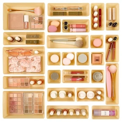 Versátil Juego Organizador de Cajones con 25 PIEZAS, Perfecto para Maquillaje y Baño Tienda Foto 1 de 4