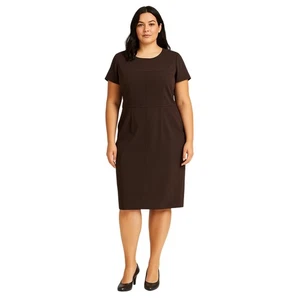 Calvin Klein Stretch Etuikleid - Größe 16W - Bild 1 von 6