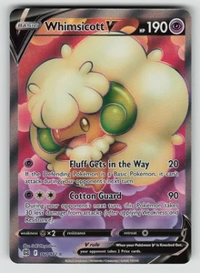 Whimsicott V (Full Art) Ultra Rare SWSH09: Brilliant Stars 160/172 NM - Picture 1 of 2