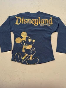 NWOT Disneyland Spirit Jersey Kids Size X-small XS 4 Youth Mickey Mouse Blue - Picture 1 of 7