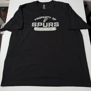 San Antonio Spurs Shirt Mens 2XL NBA Basketball Property Of Adidas Tee Vintage - Picture 1 of 5