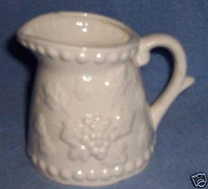 Vintage White pottery CREAMER PITCHER Napco Napcoware # - Picture 1 of 1