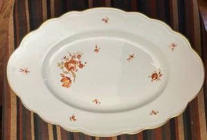 Meissen Golden Coral Bavaria 14-1/2" Oval Serving Platter - Picture 1 of 5