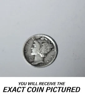 Moneda de diez centavos de plata Mercury Liberty 1923 W (Adolph A. Weinman) de Estados Unidos - Imagen 1 de 2