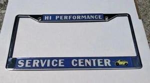 Service Center Speed Shop 2 hole License Plate Frame - Willys gasser hot rod - Picture 1 of 3