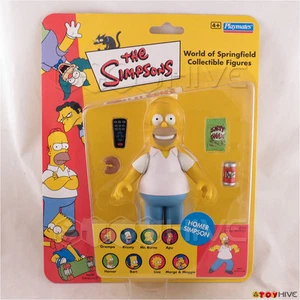 The Simpsons UK exclusive Homer Simpson action figure Vivid logo ProTech case - Picture 1 of 5
