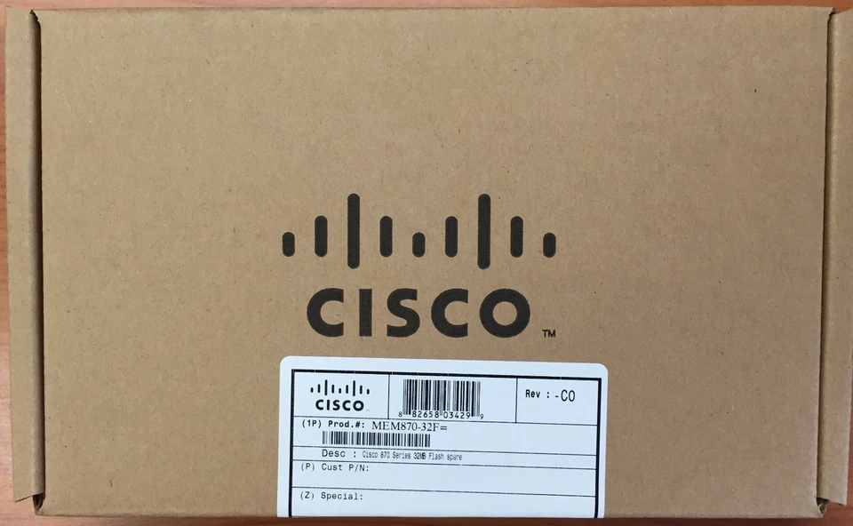 Genuine MEM870-32F 32MB Flash Memory for Cisco 870 871 871W 876 877 878 NIB - Image 1 of 1