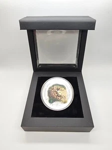 2019 5oz .999 Fine Silver Cook Islands $25 "Mount Kilimanjaro 7 Summits" Round - Picture 1 of 16
