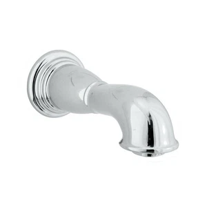 Hansgrohe Retroaktiv Non-Diverter Solid Brass Wall Mount Tub Spout 06088930 NEW - Picture 1 of 3