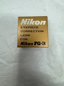 Lente Correctora Ocular Nikon FG EM +2.0 Nuevo Stock Antiguo - Imagen 1 de 2