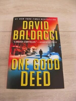 One Good Deed David Baldacci 2019 TPB 1st Ed. Mystery Thriller Crime Suspense Foto 1 de 4