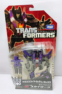 Transfomers Skywarp TG-18 Generations Japan Deluxe no cartão (Fall of Cybertron) - Imagem 1 de 4
