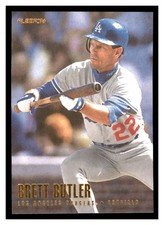 1996 Fleer #427 BRETT BUTLER Los Angeles Dodgers ~D9PP