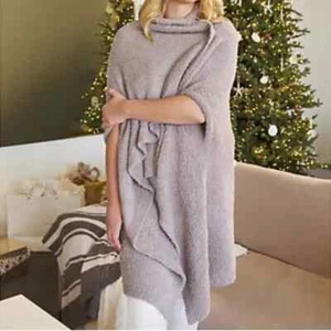 Barefoot Dreams • Oversized Wearable Throw One Size Light Grey - Picture 1 of 10
