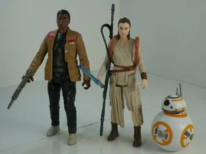 STAR WARS Force Awakens Jakku Collection Rey, Finn y BB-8 Figuras Sueltas ¡NUEVAS! - Imagen 1 de 7