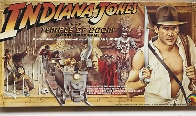 Juego de mesa de acción vintage 1984 LJN Indiana Jones & The Temple of Doom ¡Completo! Foto 1 de 4