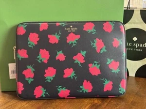 Kate Spade Madison Rose Toss Printed Universal Laptop Padded Case Sleeve - Picture 1 of 4