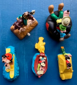 Burger King 1995 Kids Meal Disney Goofy & Max's Adventure Movie COMPLETE 5 toys - Picture 1 of 10