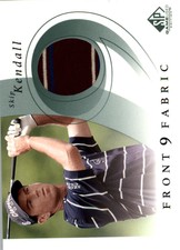 2002 SP Game Used Front 9 Fabric Golf Card #SK Skip Kendall
