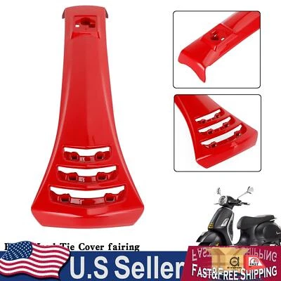 Corbata de carenado de cubierta de bocina de dirección para VESPA GTS300 GTV300 2019-2022 roja Foto 1 de 4