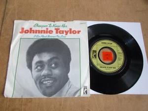 JOHNNIE TAYLOR - CHEAPER TO KEEP HER - I CAN READ BETWEEN THE / LISTEN - SOUL - Picture 1 of 2