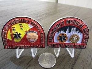 City of New York Not Medical Service Station 31 Tilly EMS Challenge Münze - Bild 1 von 9