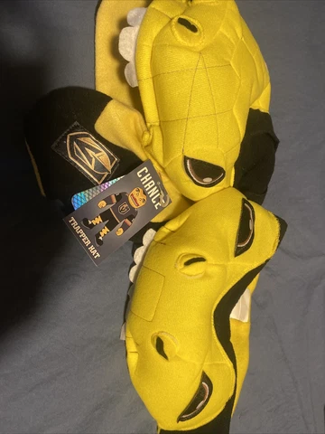 Vegas Golden Knights  Mascot Chance Plush Trapper Hat One Size & Chance Headband Cover
