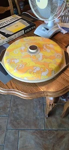 Vintage Salton HOT PARTY SERVER WARMING TRAY Pizza Floral Platter - Picture 1 of 6