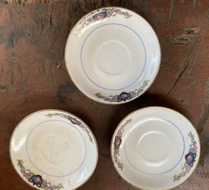 3 Keystone Canonsburg Keramik Co Geschirr Wüstenteller Blumen - Bild 1 von 3