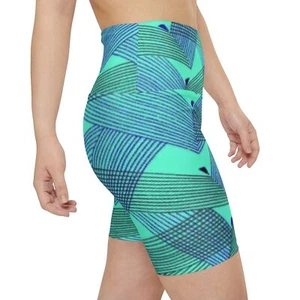 Women's Workout Shorts (AOP) - Picture 1 of 46