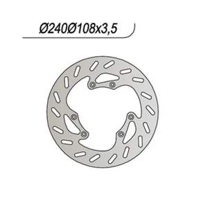 MS-642840C3F1 DISCO FRENO ANT. NG 152 02 FURIA EURO 1 50 MOTOR HISPANIA 24012510 - Foto 1 di 1