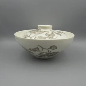 Ciotola per verdure vintage ricoperta rotonda Castleton China Dawn Rose - Eva Zeisel - Foto 1 di 5