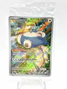 Snorlax 051 Sv: Scarlet & Violet Promo Cards Holo SEALED - Picture 1 of 4