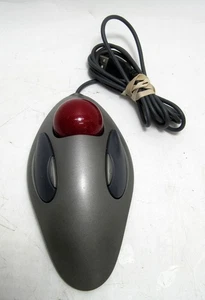 Logitech T-BC21 USB Wired Optical Trackman Marble Mouse Trackball Ambidextrous - Picture 1 of 5