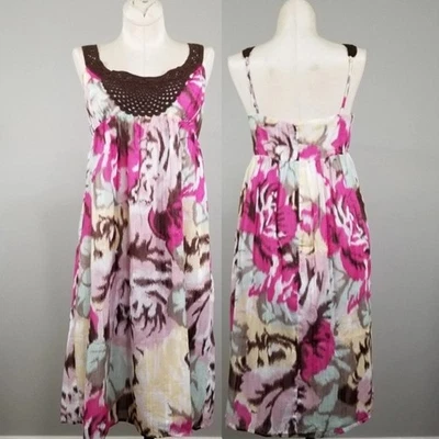 Nuevo con etiquetas Max and Cleo Algodón Floral Verano Solero Crochet Ribete 12 Vestido Nuevo $168 Foto 1 de 4