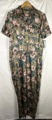 Mono Lauren Ralph Lauren para mujer 12 Farm Olive SS satinado nuevo con etiquetas Foto 1 de 4