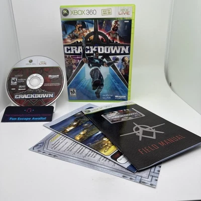 Crackdown With Map And Manual (Microsoft Xbox 360, 2007) - Image 1 of 4
