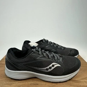Nuevo Para Hombres Saucony Grid Seeker Negro Atlético Correr Tenis Zapatos Talla 10 M - Imagen 1 de 8