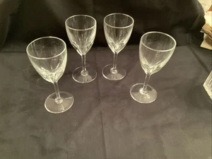 Set of 4 Baccarat Genova 6 1/2” Wine Goblets - Picture 1 of 5