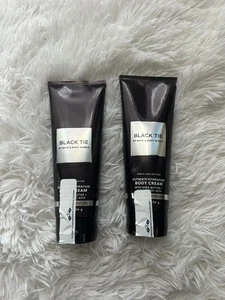New 2 Bath and body works Black Tie body Cream Men’s shea butter Hyaluronic acid - Picture 1 of 2