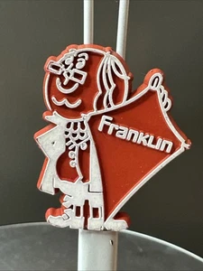 Vintage Magnet 1.5" Ben Franklin Kite Electric - Picture 1 of 1