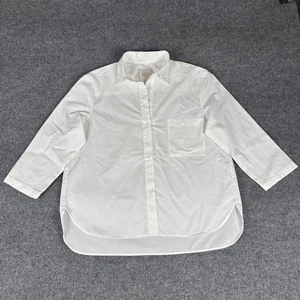 TWP Damen Button Down Shirt Größe XS/S weiß - Bild 1 von 8