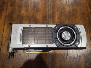 NVIDIA GEFORCE GTX TITAN 6GB GDDR5 VIDEO CARD GPU Used  - Picture 1 of 3